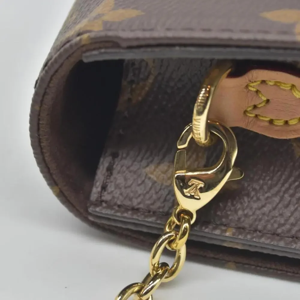 $1750 Louis Vuitton Monogram Wallet On Chain Lily
